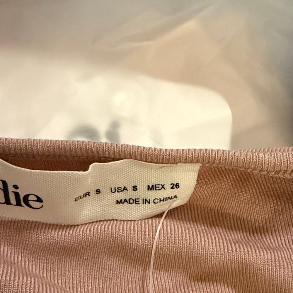 Elodie Blush Crossover Blouse - Picture 2 of 4